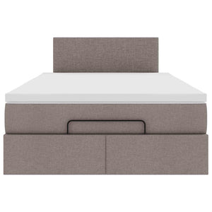 Οθωμανικό κρεβάτι με στρώμα Taupe 120x190 cm Ύφασμα