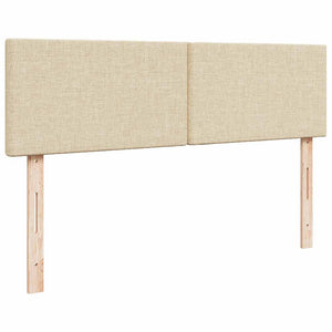 Οθωμανικό κρεβάτι με στρώμα Cream 140x200cm ύφασμα