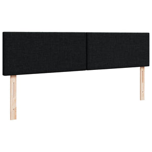 Οθωμανικό κρεβάτι με στρώμα Μαύρο 160x200cm Ύφασμα - Pakobazaar