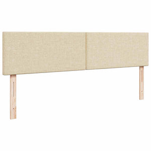 Οθωμανικό Κρεβάτι με Στρώμα Κρέμα 160x200cm Ύφασμα - Pakobazaar