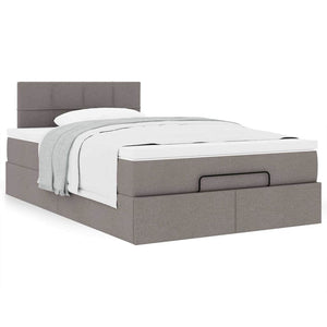 Οθωμανικό κρεβάτι με στρώμα Taupe 120x200cm ύφασμα - Pakobazaar
