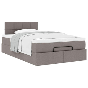 Οθωμανικό κρεβάτι με στρώμα Taupe 120x200cm ύφασμα - Pakobazaar