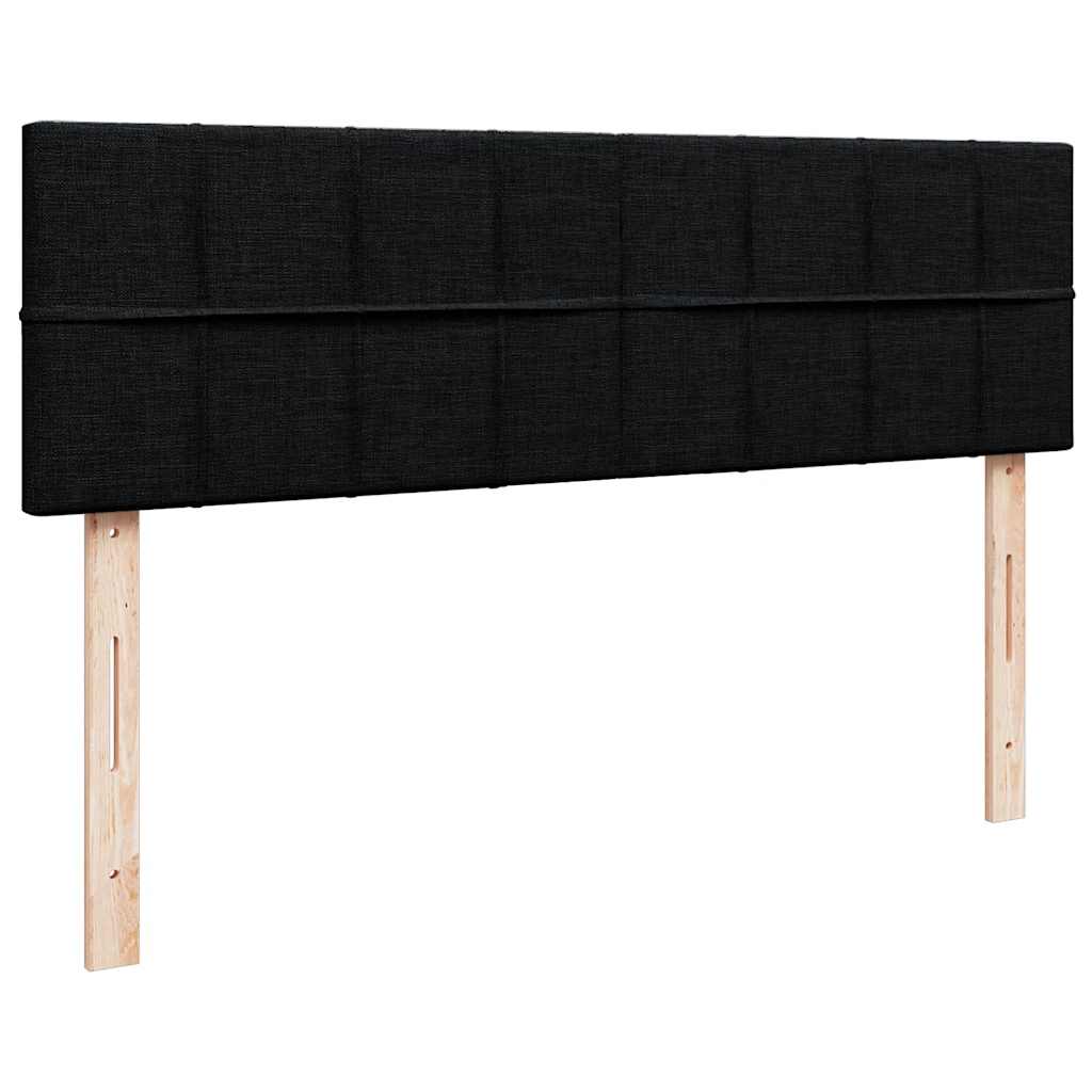 Οθωμανικό κρεβάτι με στρώμα Μαύρο 140x190cm Ύφασμα - Pakobazaar