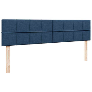Οθωμανικό κρεβάτι με στρώμα μπλε 180x200cm ύφασμα - Pakobazaar