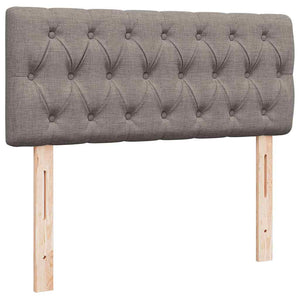 Οθωμανικό κρεβάτι με στρώμα Taupe 120x190 cm Ύφασμα - Pakobazaar