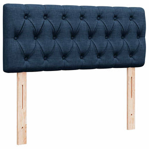 Οθωμανικό κρεβάτι με στρώμα μπλε 120x190 cm ύφασμα