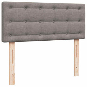 Οθωμανικό κρεβάτι με στρώμα Taupe 120x190 cm Ύφασμα - Pakobazaar