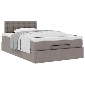 Οθωμανικό κρεβάτι με στρώμα Taupe 120x200cm ύφασμα