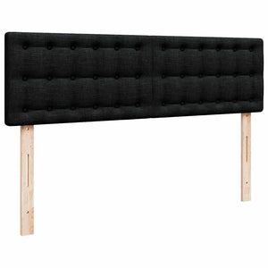 Οθωμανικό κρεβάτι με στρώμα Μαύρο 140x190cm Ύφασμα - Pakobazaar
