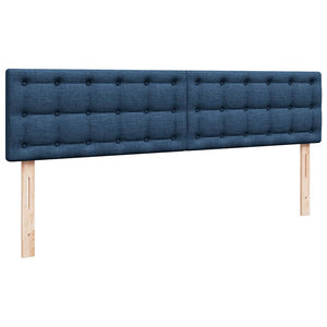 Οθωμανικό κρεβάτι με στρώμα μπλε 160x200cm ύφασμα - Pakobazaar