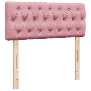 Οθωμανικό κρεβάτι με στρώμα ροζ 120x190 cm Velvet - Pakobazaar