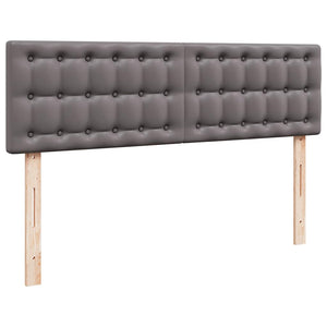 Οθωμανικό κρεβάτι με στρώματα Γκρι 160x200cm Faux Leather - Pakobazaar