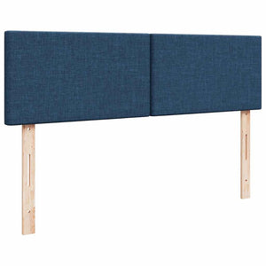 Οθωμανικό κρεβάτι με στρώματα μπλε 160x200cm ύφασμα
