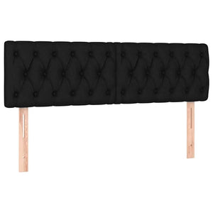 Οθωμανικό κρεβάτι με στρώματα Μαύρο 160x200cm Ύφασμα - Pakobazaar