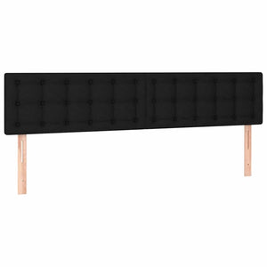 Οθωμανικό κρεβάτι με στρώματα Μαύρο 160x200cm Ύφασμα - Pakobazaar