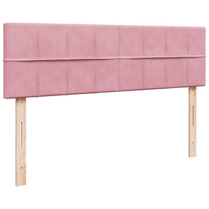 Οθωμανικό κρεβάτι με στρώματα ροζ 160x200cm Velvet - Pakobazaar