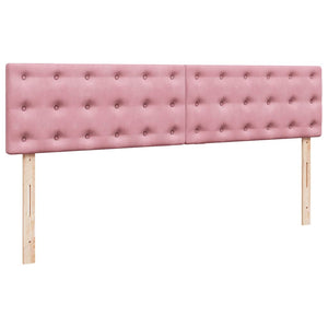 Οθωμανικό κρεβάτι με στρώματα ροζ 180x200cm Velvet - Pakobazaar