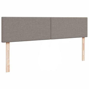 Οθωμανικό κρεβάτι με στρώμα & LEDs Taupe 180x200cm ύφασμα - Pakobazaar