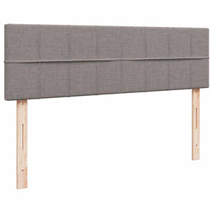Οθωμανικό κρεβάτι με στρώμα & LEDs Taupe 160x200cm ύφασμα - Pakobazaar