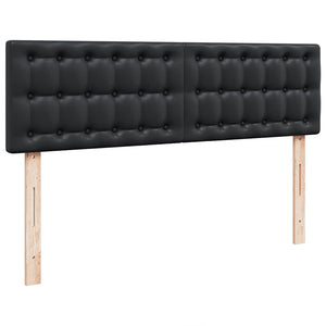 Οθωμανικό κρεβάτι με στρώματα & LEDs Μαύρο Faux Leather - Pakobazaar