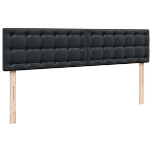 Οθωμανικό κρεβάτι με στρώματα & LEDs Μαύρο Faux Leather - Pakobazaar