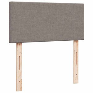 Οθωμανικό κρεβάτι με στρώματα & LEDs Taupe 180x200cm ύφασμα