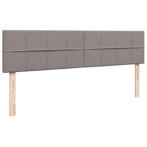 Οθωμανικό κρεβάτι με στρώματα & LEDs Taupe 200x200cm ύφασμα