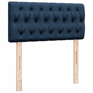 Οθωμανικό κρεβάτι με στρώματα & LEDs Μπλε 200x200cm ύφασμα - Pakobazaar
