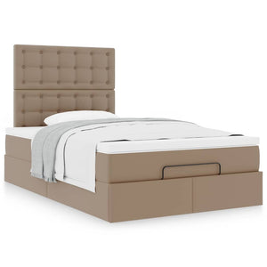Οθωμανικό κρεβάτι με στρώμα Cappucino 120x190cm Faux Leather - Pakobazaar