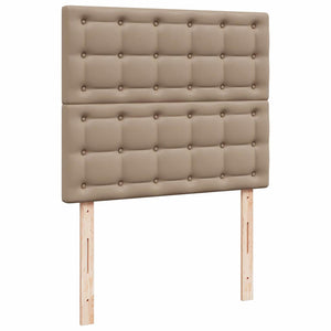 Οθωμανικό κρεβάτι με στρώμα Cappucino 120x190cm Faux Leather - Pakobazaar