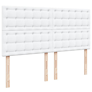 Οθωμανικό κρεβάτι με στρώμα Λευκό 180x200cm Faux Leather