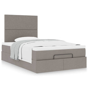 Οθωμανικό κρεβάτι με στρώμα Taupe 120x200cm ύφασμα - Pakobazaar