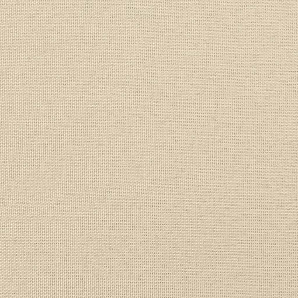 Οθωμανικό κρεβάτι με στρώμα Cream 100x200cm ύφασμα