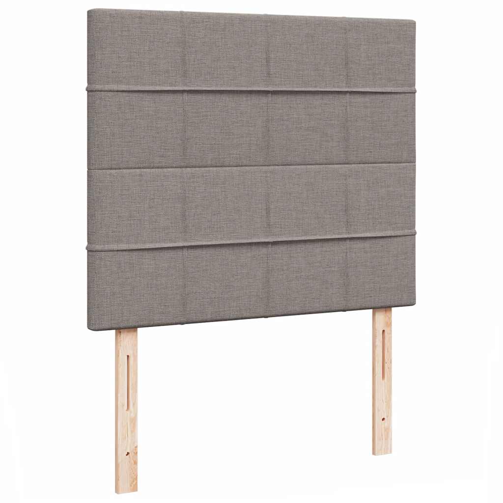 Οθωμανικό κρεβάτι με στρώμα Taupe 120x190 cm Ύφασμα - Pakobazaar