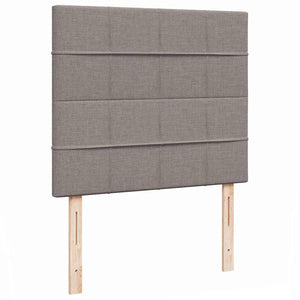 Οθωμανικό κρεβάτι με στρώμα Taupe 120x190 cm Ύφασμα - Pakobazaar
