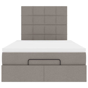 Οθωμανικό κρεβάτι με στρώμα Taupe 120x200cm ύφασμα - Pakobazaar