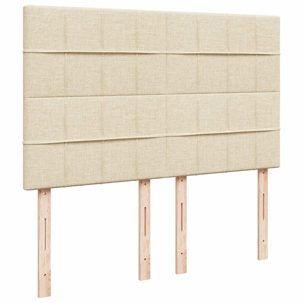 Οθωμανικό κρεβάτι με στρώμα Cream 140x190cm ύφασμα - Pakobazaar