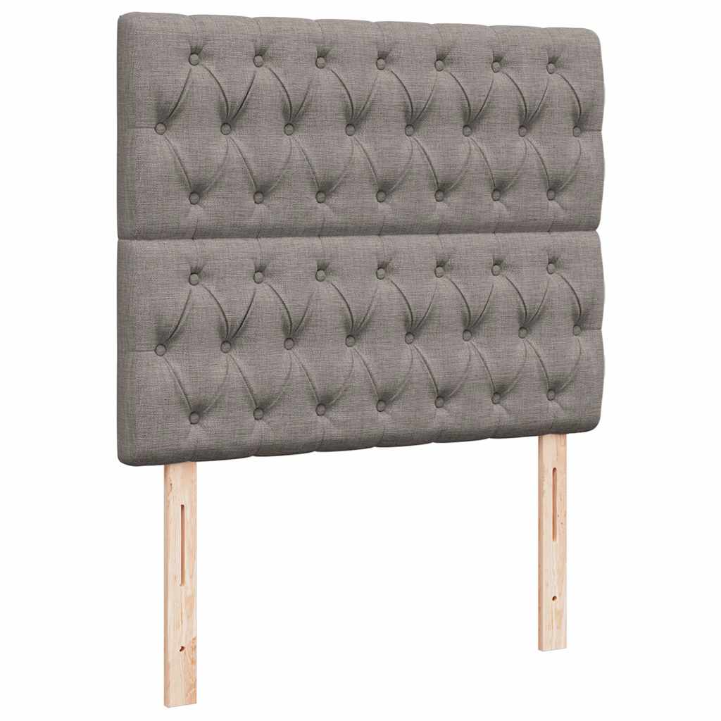Οθωμανικό κρεβάτι με στρώμα Taupe 120x190 cm Ύφασμα - Pakobazaar