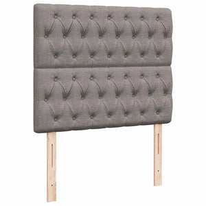 Οθωμανικό κρεβάτι με στρώμα Taupe 120x190 cm Ύφασμα - Pakobazaar