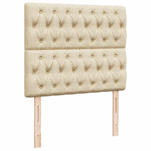 Οθωμανικό κρεβάτι με στρώμα Cream 120x190 cm Ύφασμα