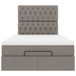 Οθωμανικό κρεβάτι με στρώμα Taupe 120x200cm ύφασμα - Pakobazaar