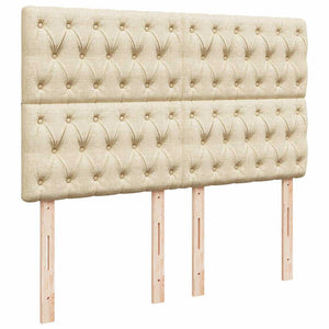 Οθωμανικό κρεβάτι με στρώμα Cream 140x200cm ύφασμα - Pakobazaar