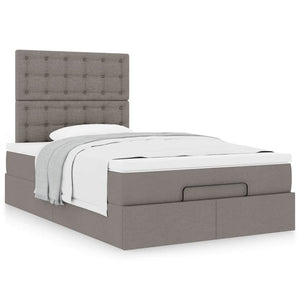 Οθωμανικό κρεβάτι με στρώμα Taupe 120x190 cm Ύφασμα
