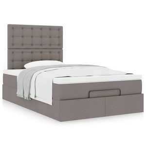 Οθωμανικό κρεβάτι με στρώμα Taupe 120x200cm ύφασμα