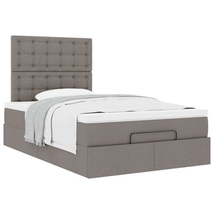 Οθωμανικό κρεβάτι με στρώμα Taupe 120x200cm ύφασμα