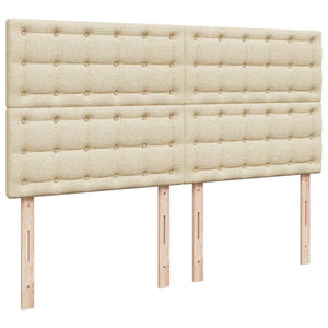 Οθωμανικό κρεβάτι με στρώμα Cream 180x200cm ύφασμα - Pakobazaar