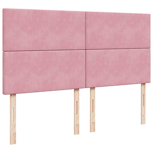 Οθωμανικό κρεβάτι με στρώματα ροζ 200x200cm Velvet - Pakobazaar
