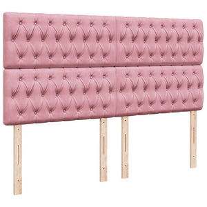 Οθωμανικό κρεβάτι με στρώματα ροζ 200x200cm Velvet - Pakobazaar