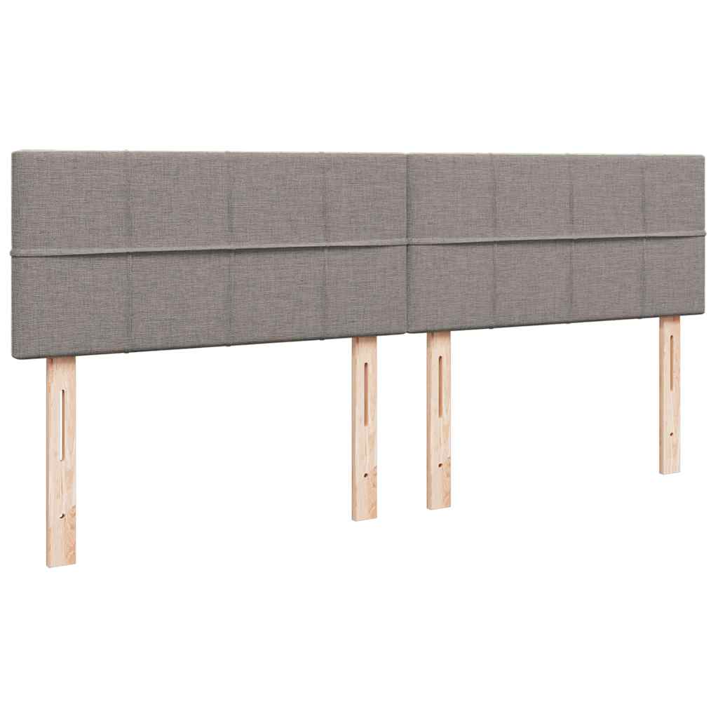Οθωμανικό κρεβάτι με στρώματα Taupe 200x200cm ύφασμα