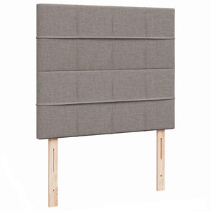 Οθωμανικό κρεβάτι με στρώμα & LEDs Taupe 120x190cm ύφασμα - Pakobazaar